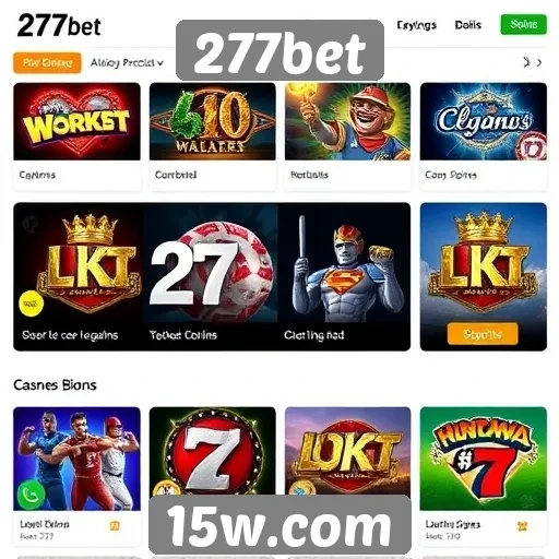 Opcões de jogos disponíveis na plataforma 277bet